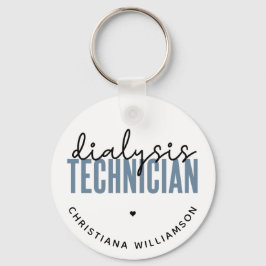 Custom Dialysis Technician | Nephrology Tech Gifts Schlüsselanhänger