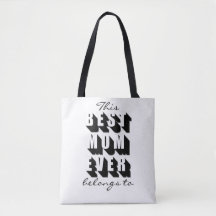 Custom Diese beste Mama gehört jemals zur Typograf