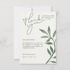 CUSTOM DIGITAL GREEN SAGE Wedding Einladung