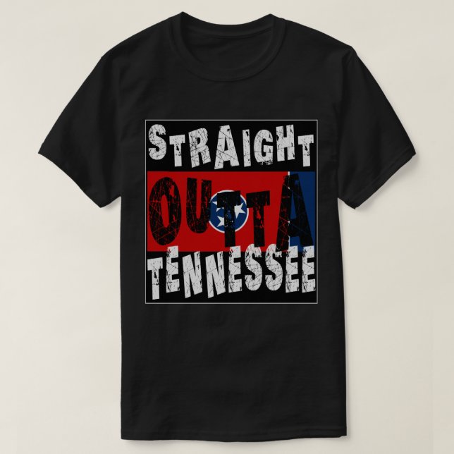 CUSTOM Direkt über Tennessee Meme T-Shirt (Design vorne)