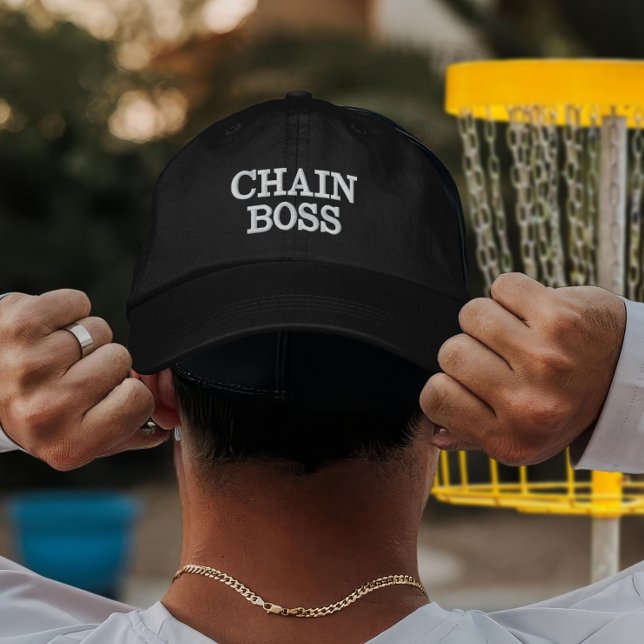 Custom Disk Golf Chain Boss Geschenk Bestickte Baseballkappe (Von Creator hochgeladen)