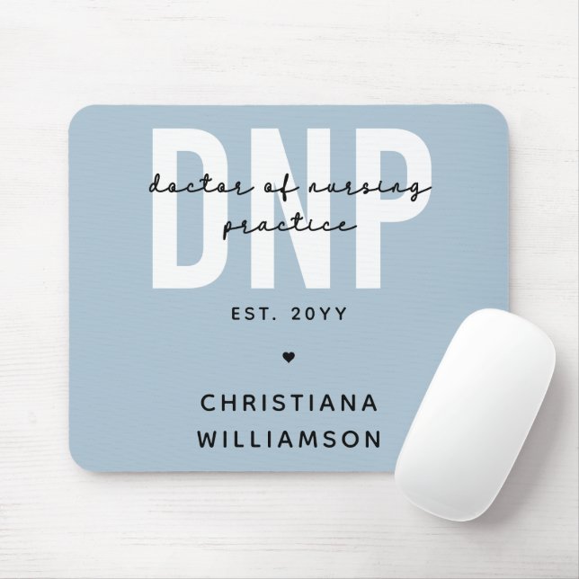 Custom DNP Doctor of Nursing Practice Abschluss Mousepad (Mit Mouse)