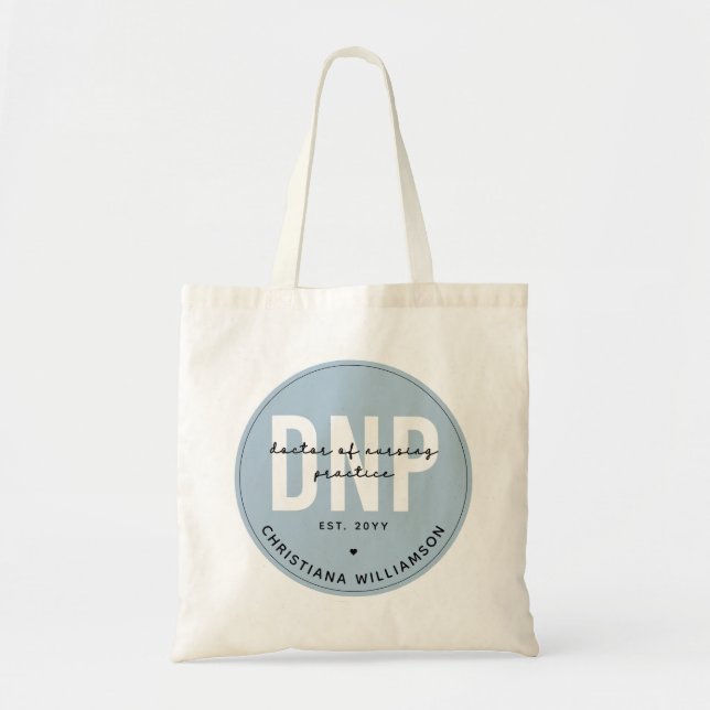 Custom DNP Doctor of Nursing Practice Abschluss Tragetasche (Vorne)