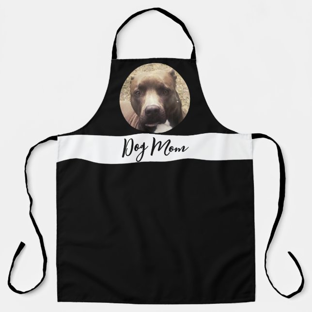 Custom Dog Foto Frauen Küche Schürze (Vorderseite)