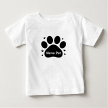 Custom Dog Paw Baby - Personalisierter Hausname