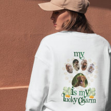 Custom Dog Paw Fotos St Patrick's Day