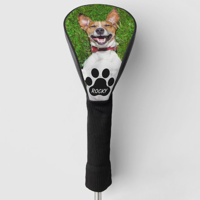 Custom DOG Photo Golf Headcover (Vorderseite)