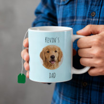 Custom Dog Photo Mug | Personalized Pet Dad Gift