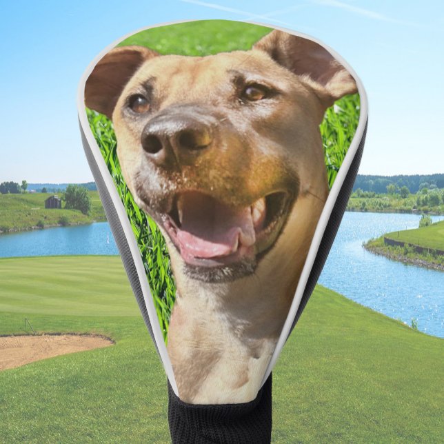 Custom Dog Photo Personalized Driver Golf Headcover (Von Creator hochgeladen)