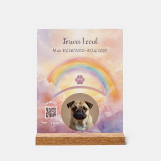 Custom Dog Sympathy Gift | Scan to Play Music