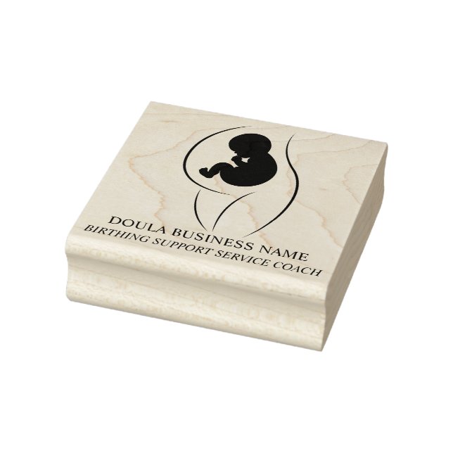 Custom Doula & Birth Coach Professional Logo Gummistempel (Stempel)
