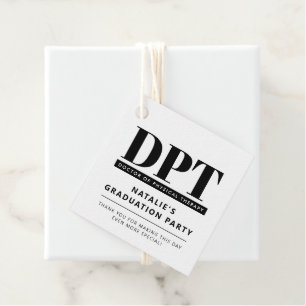 Custom DPT Arzt für Physikalische Therapie Danke Geschenkanhänger