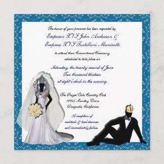 Custom Drag Imperials Royal Wedding Einladungen