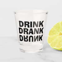 Custom Drink getrunken Betrunkenes Party Shot Gläs