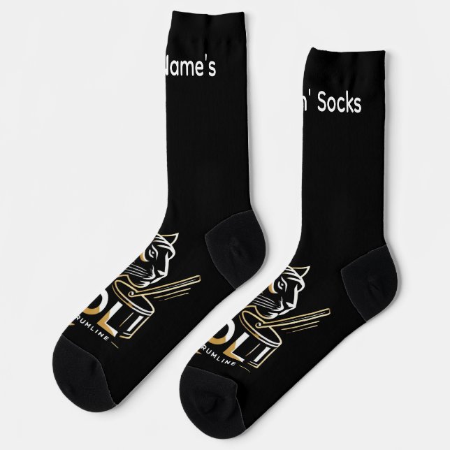 Custom Drumline Marchin Socken (Linkes Detail)