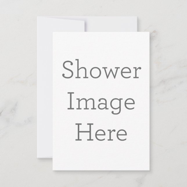 8.89 cm x 12.7 cm Flache Dankeskarte (Vorderseite)