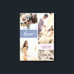 Custom Dusty Blue und Pink Wrapped Canvas Leinwanddruck<br><div class="desc">Feiern Sie die Schönheit und die Erinnerungen Ihres Hochzeitstages mit "Wedding Day Elegance", einem maßgeschneiderten, verpackten Leinwand, der entworfen wurde, um die atemberaubende Fotografie aus einem der wichtigsten Tage Ihres Lebens zu zeigen. Diese Leinwand ist nicht nur eine Dekoration, sondern eine Hommage an Ihre Liebe und die magischen Momente, die...</div>