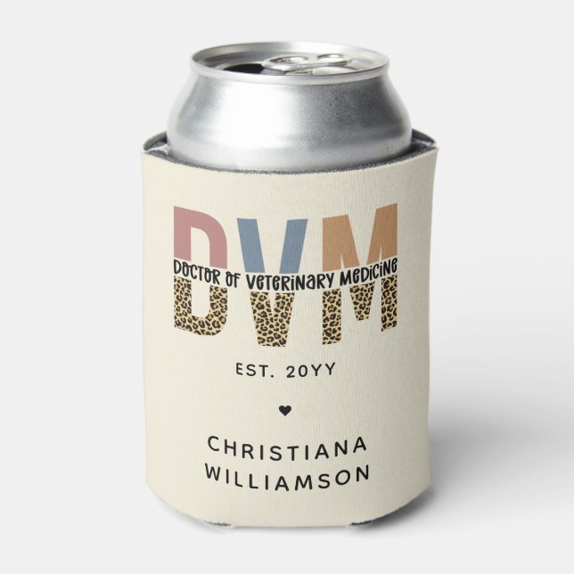 Custom DVM Doctor of Veterinary Medicine Gifts Dosenkühler (Kanne Vorderseite)