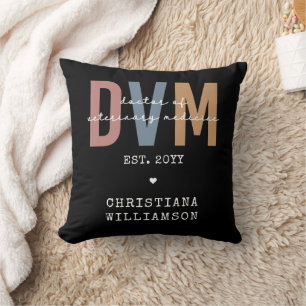 Custom DVM Doctor of Veterinary Medicine Gifts Kissen