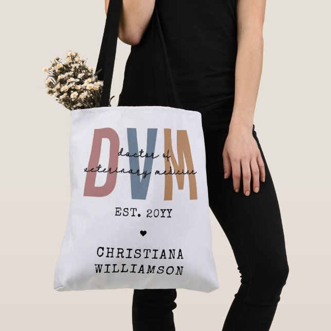 Custom DVM Doctor of Veterinary Medicine Gifts Tasche (Von Nahem)