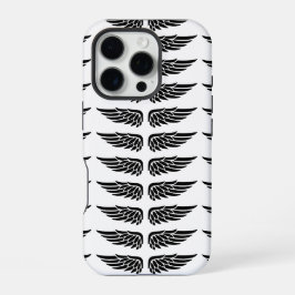 Custom Eagle Wing Black and White iPhone Case 16 Pro Hülle