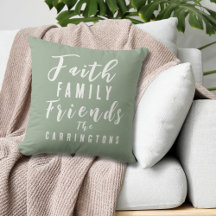 Custom Earth Tone Sage Faith Family
