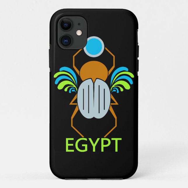 Custom Egypt Scarab iPhone 5 Case-Mate Hülle (Rückseite)