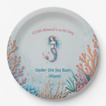 Custom Eine kleine Meerjungfrau ist auf ihrem Weg