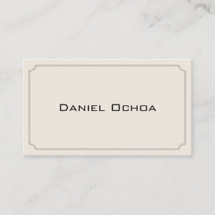 CUSTOM Einfache Border Business Card Visitenkarte