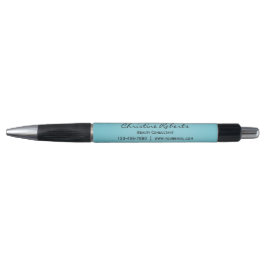 Custom Elegant Blue Aquamarin Business Promotion Kugelschreiber