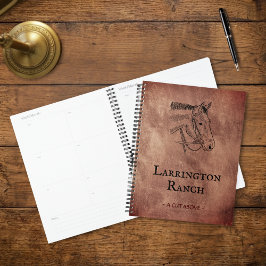 Custom Elegant Horse Ranch Business Planer