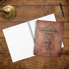 Custom Elegant Horse Ranch Business Planner Planer