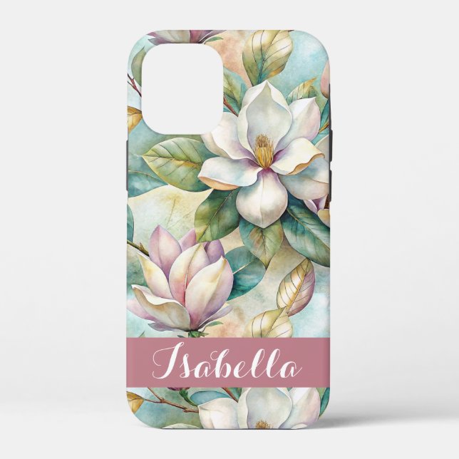 Custom Elegant Magnolias Case-Mate iPhone Hülle (Rückseite)