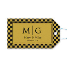 Custom Elegant Monogram Name Party Favor