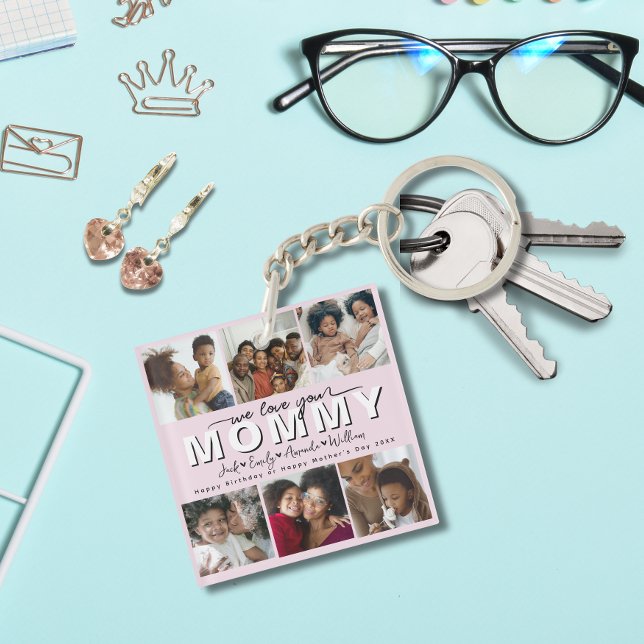 Custom Elegant Nous vous aimons Maman Collage phot (Créateur téléchargé)