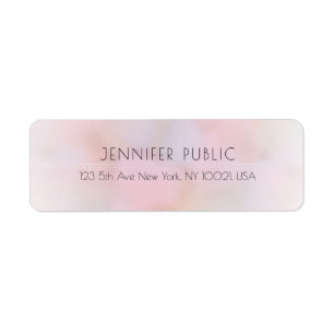 Custom Elegant Trendy Pastel Colors Moderne