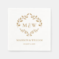 Custom Elegant Wappen Wedding Monogram