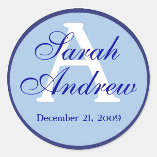 Custom Elegant Wedding Stickers 3