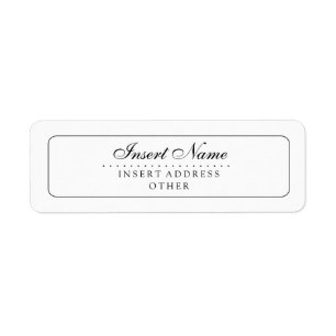 Custom Elegante Schlicht Hochzeit
