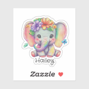 Custom Elephant Sticker