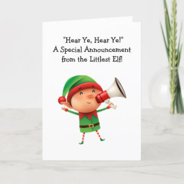 Custom Elf Megephone Weihnachts-Party Einladung