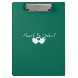 Custom Emerald Green Clipboard Klemmbrett