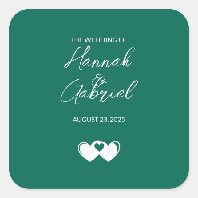 Custom Emerald Green Stickers (Vorderseite)