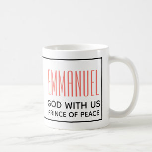 Custom EMMANUEL PRINCE FRIEDEN Weihnachten Kaffeetasse