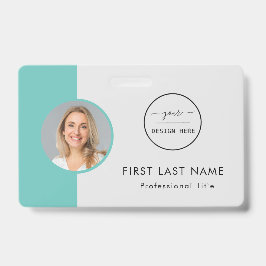 Custom Employee - Photo, Logo, Name ID  Badge Ausweis