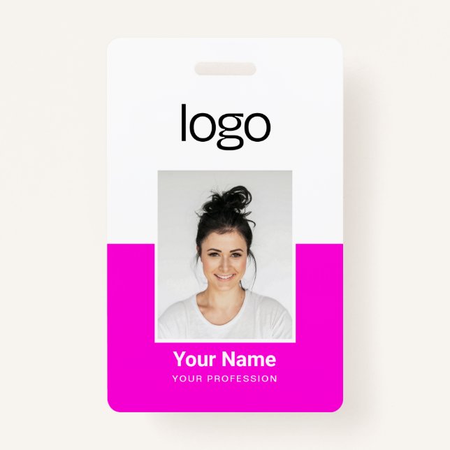 Custom Employee Photo Name Tag Badges (Devant)