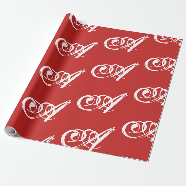 CUSTOM ERSTE CHRISTMAS Wrapping Paper Geschenkpapier (Ungerollt)
