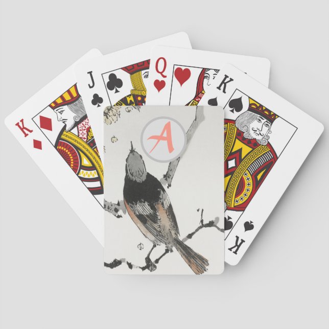CUSTOM ERSTE JAPANISCHE BIRD Classic Playing Cards Spielkarten (Rückseite)