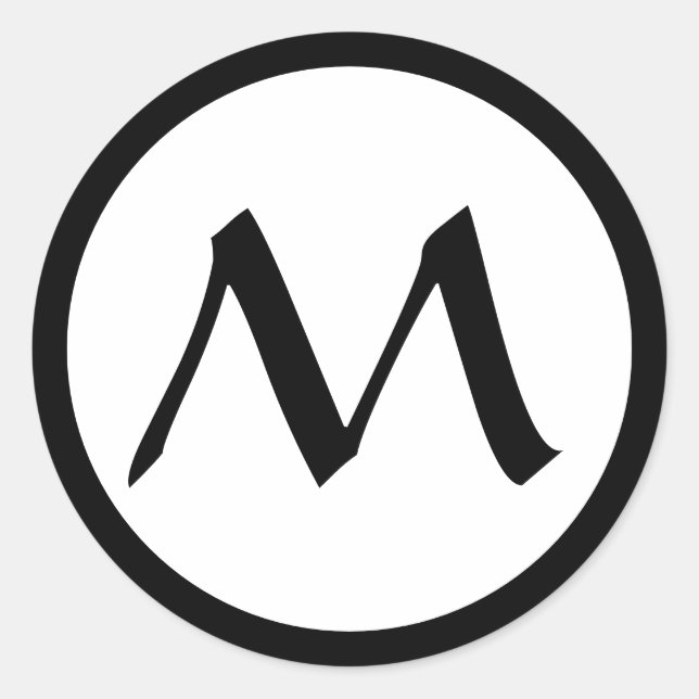 CUSTOM ERSTE KLASSIC ROUND STICKER (Vorderseite)