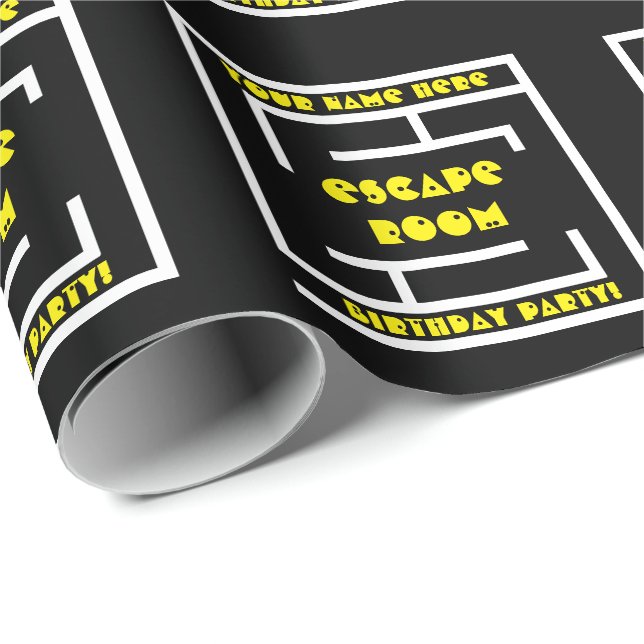 Custom Esroom Geburtstagsparty Wrapping Paper Geschenkpapier (Rolleneckpunkt)